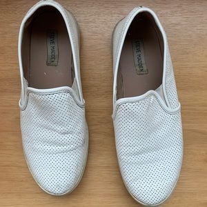 White Steve Madden sneakers